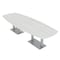 Skutchi Designs 45 in W, 145 in L, 29 in H, Engineered Wood Top, White HAR-ABOT-46X143-DOU-WHCYPRESS - alternate 1
